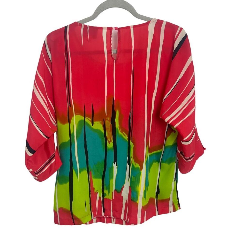 Beige multi Color blouse - Picture 9 of 11